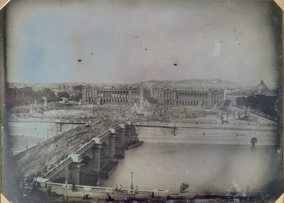 Ansicht der Place de la Concorde, ca. 1848 von Francois Certes